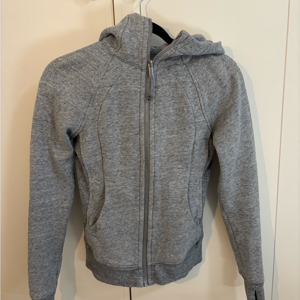 lululemon athletica Gray scuba zip up